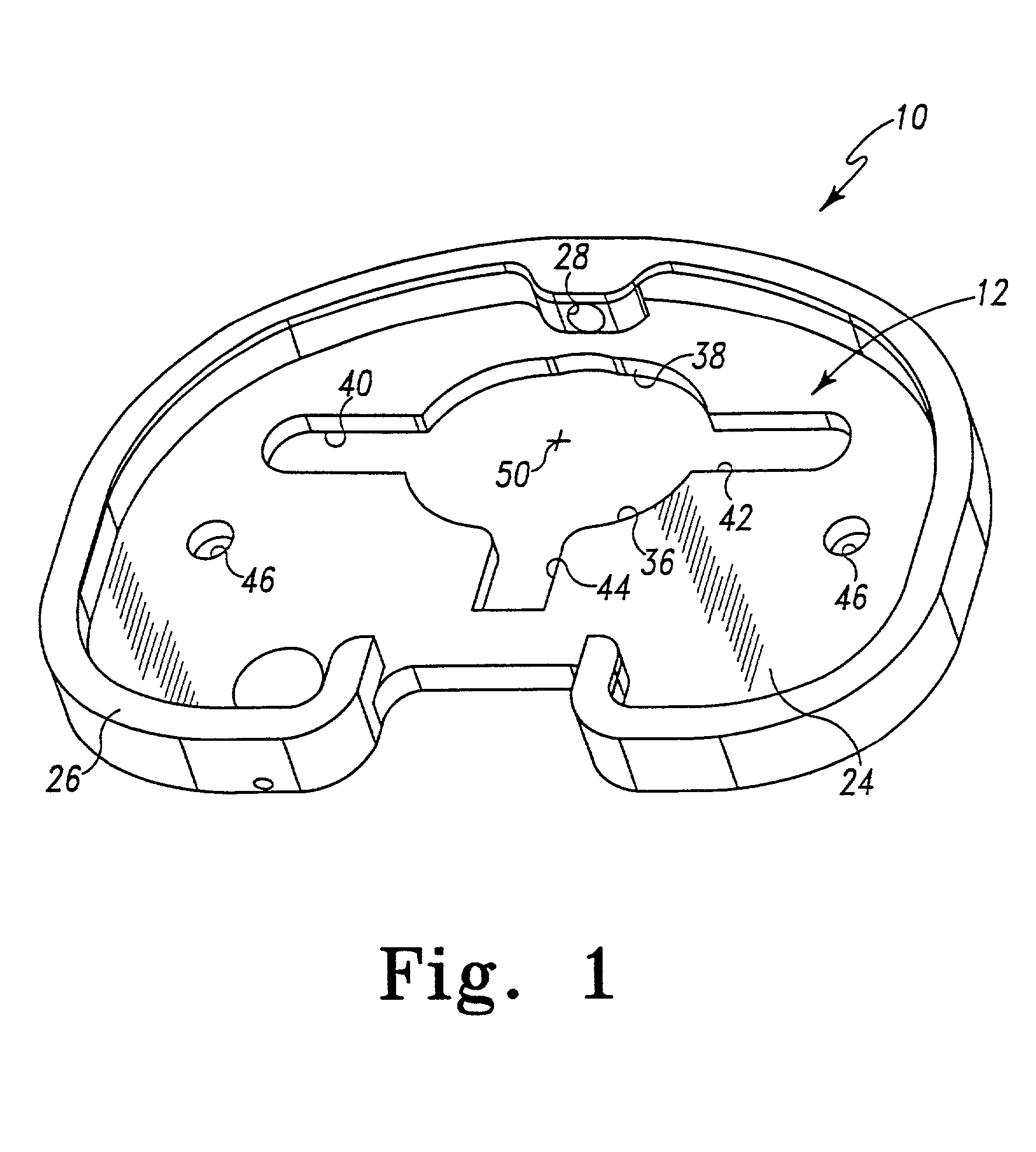 Method and apparatus for surgically preparing a tibia for implantation of a prosthetic implant component which has an offset stem