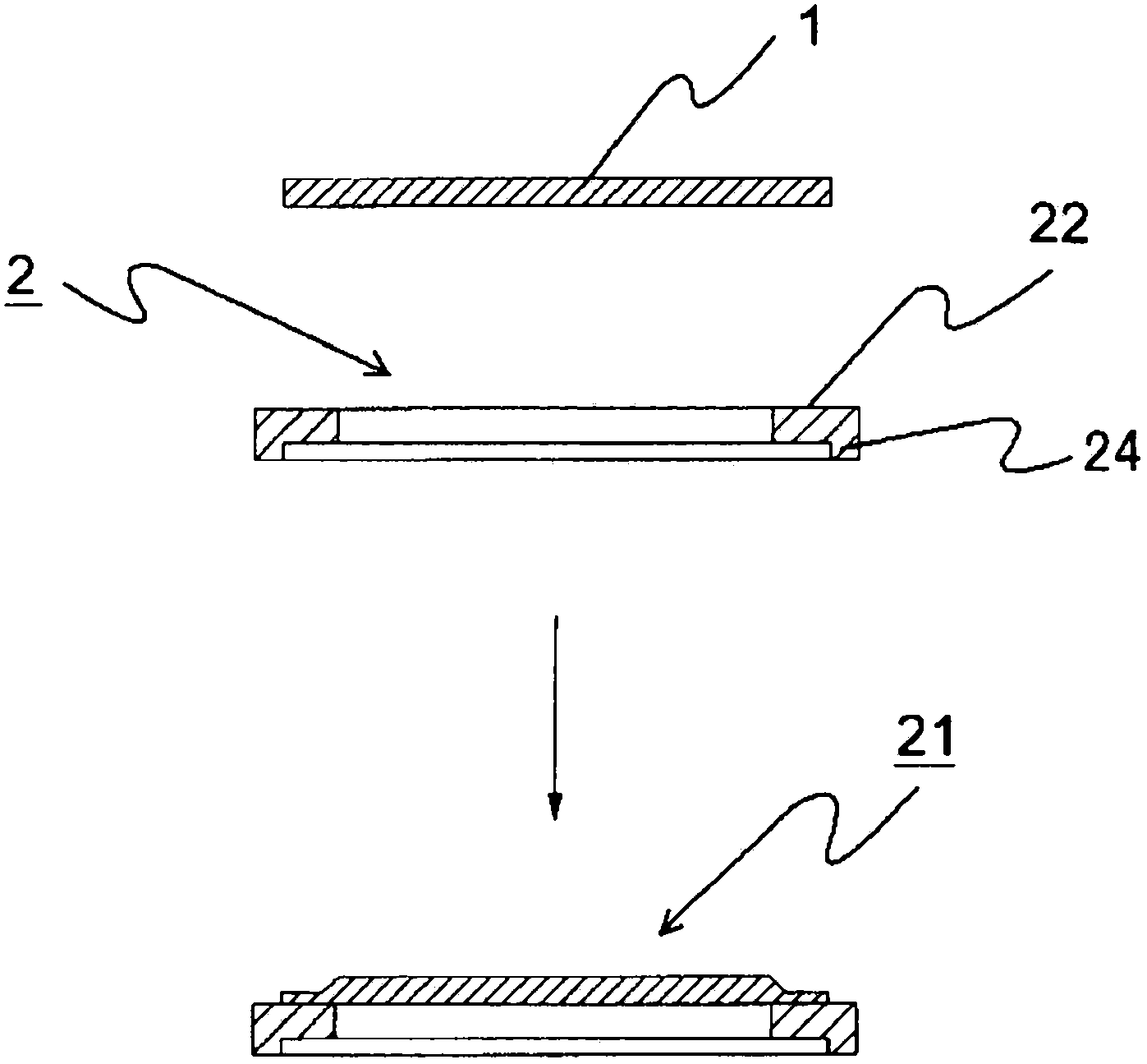 Porous stamp assembly, and manufacturing method and apparatus of the same