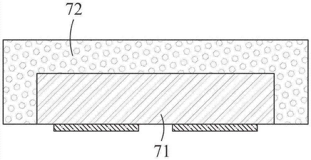 Light-emitting device with beam shaping structure and manufacturing method of light-emitting device