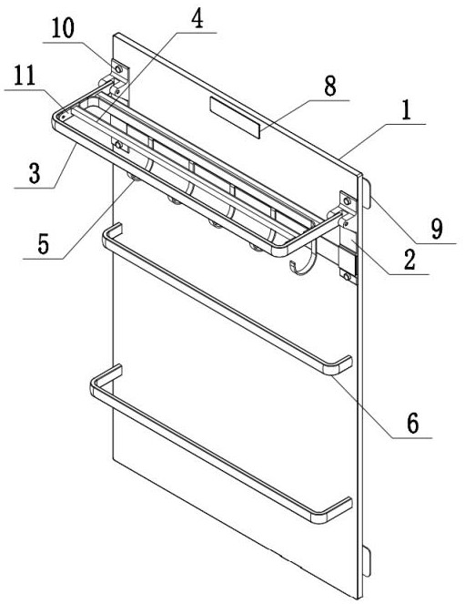 Portable multifunctional heating airing rack