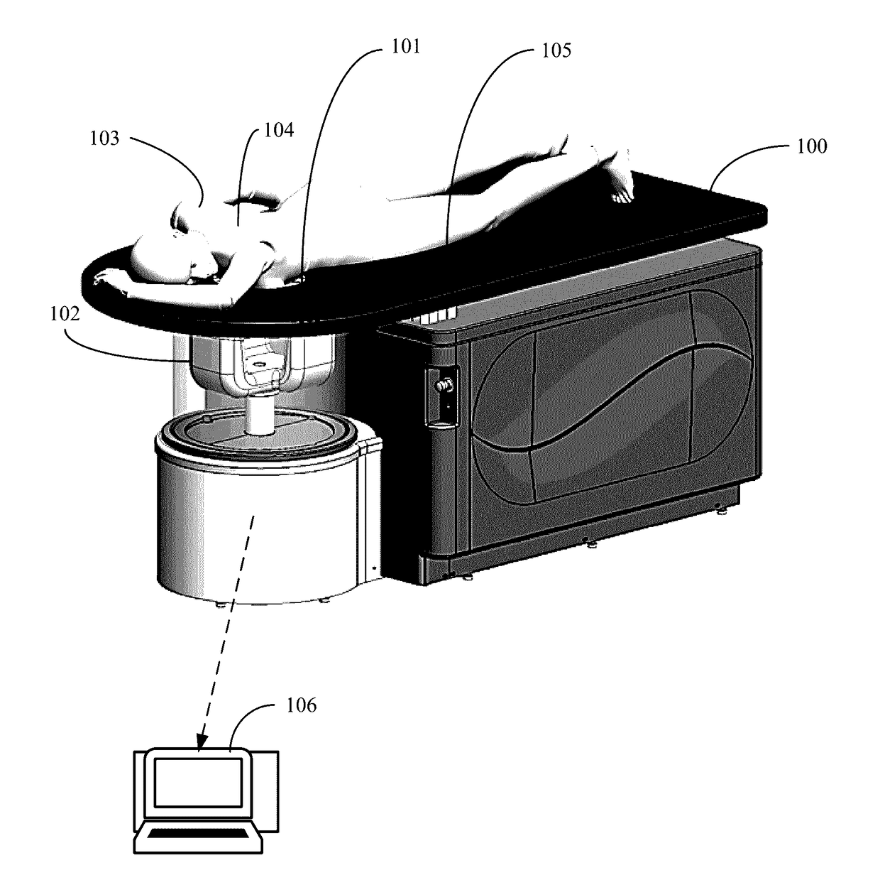 Automatic laterality identification for ultrasound tomography systems