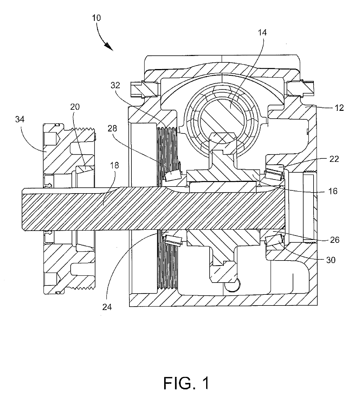 Method for setting correct roller bearing clearance