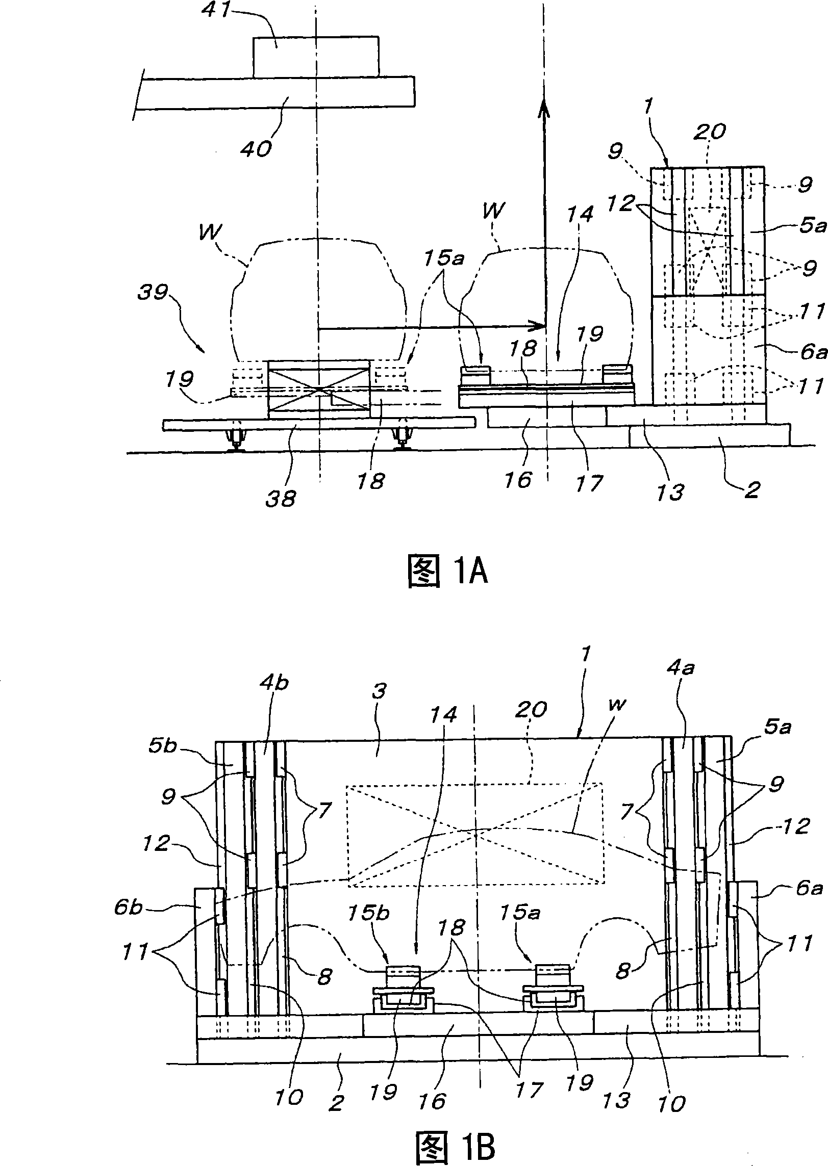 Elevating conveyance device