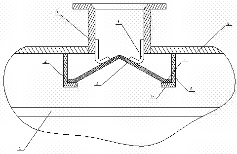 Impingement plate structure of heat exchanger
