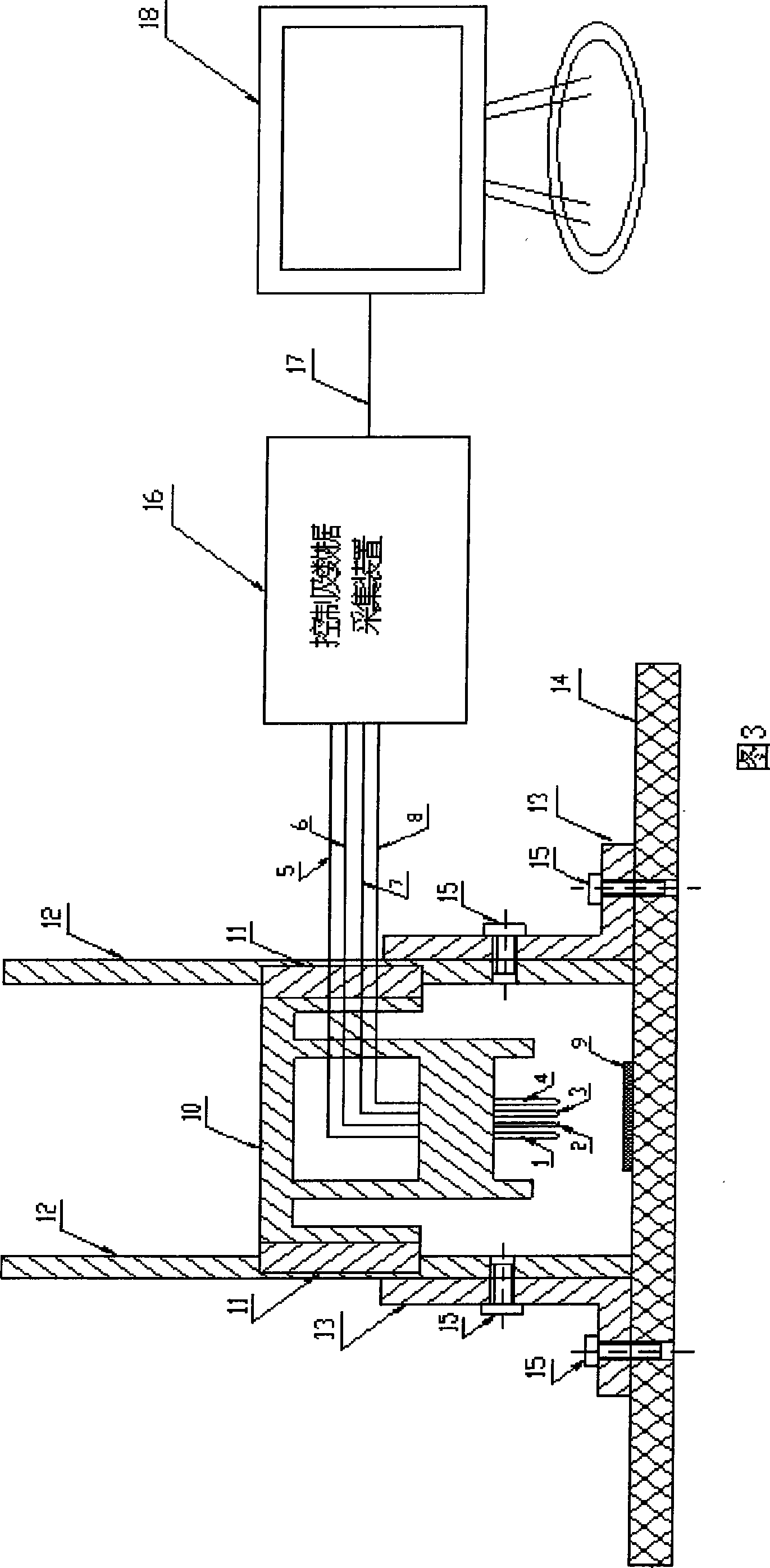 System and method for testing electric resistivity of thin film thermoelectricity material