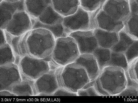 Polycrystalline silicon surface honeycomb structure and preparation method thereof