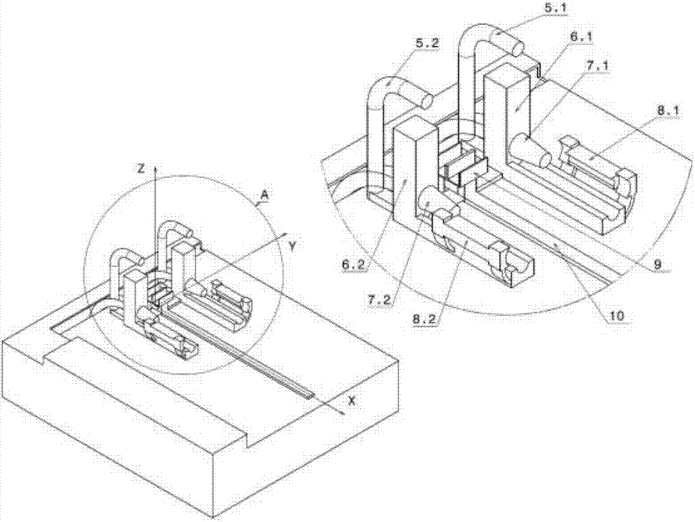 Space manufacturing mechanism of towing sails of different sizes for removing space debris