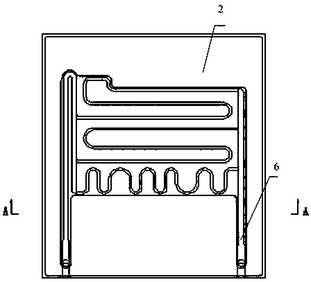 An active phased array radar liquid cooling plate