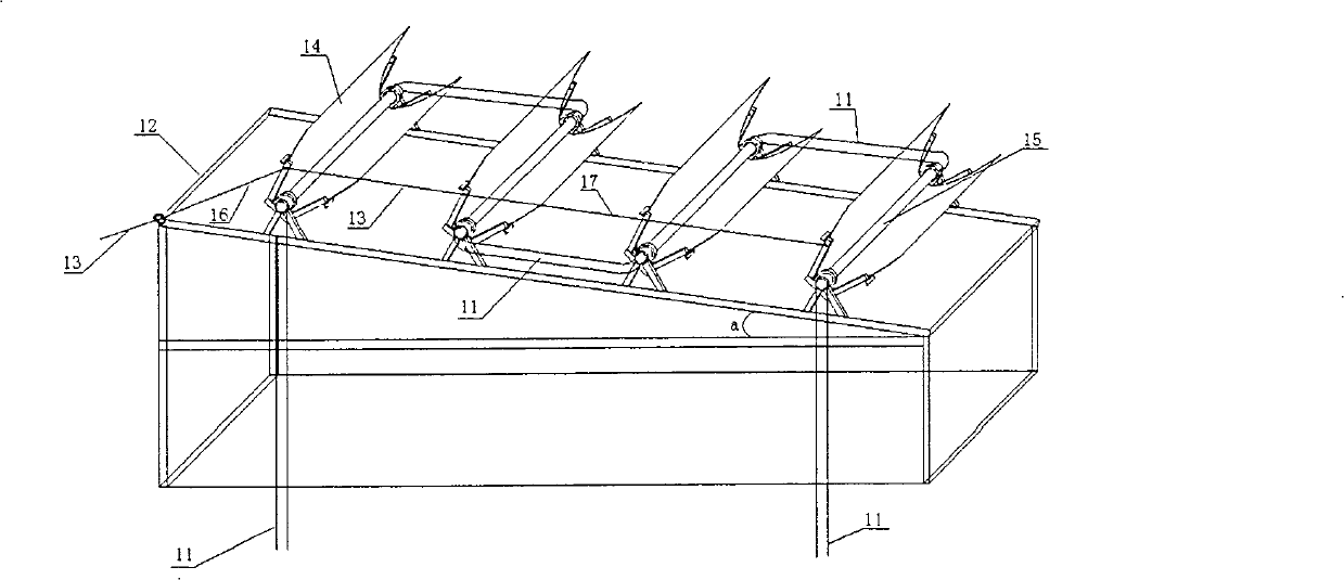 Optical catalytic hydrogen production system by directly utilizing solar energy to decompose water