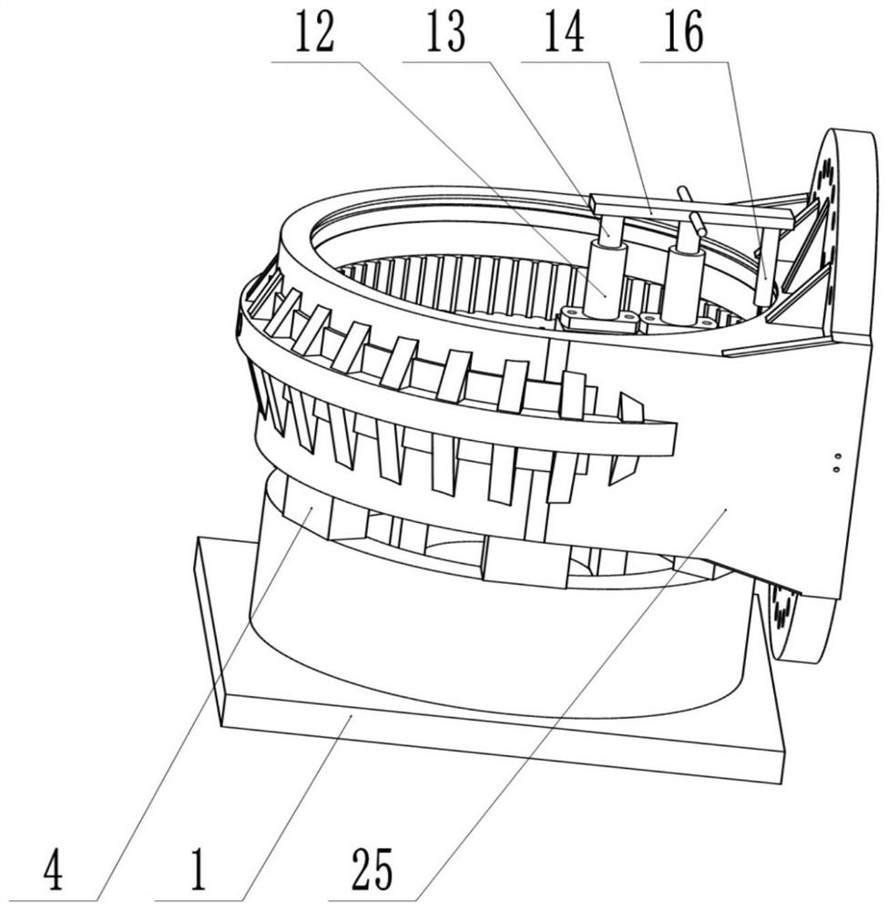 Pin wheel housing gear milling tool