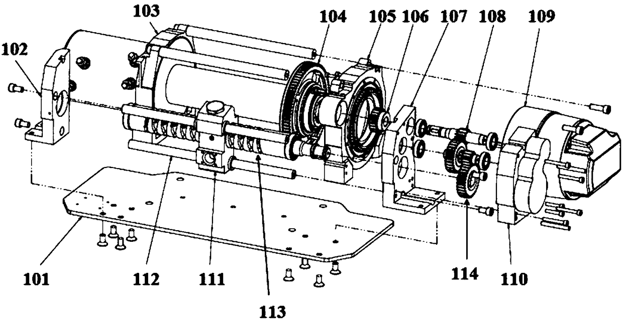 Automatic separation and reunion winch