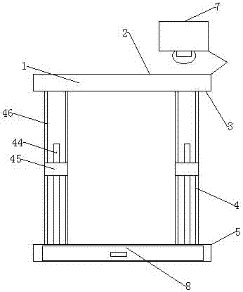 Electronic intelligent computer desk