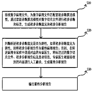 Artificial intelligence auxiliary pathological diagnosis system and method