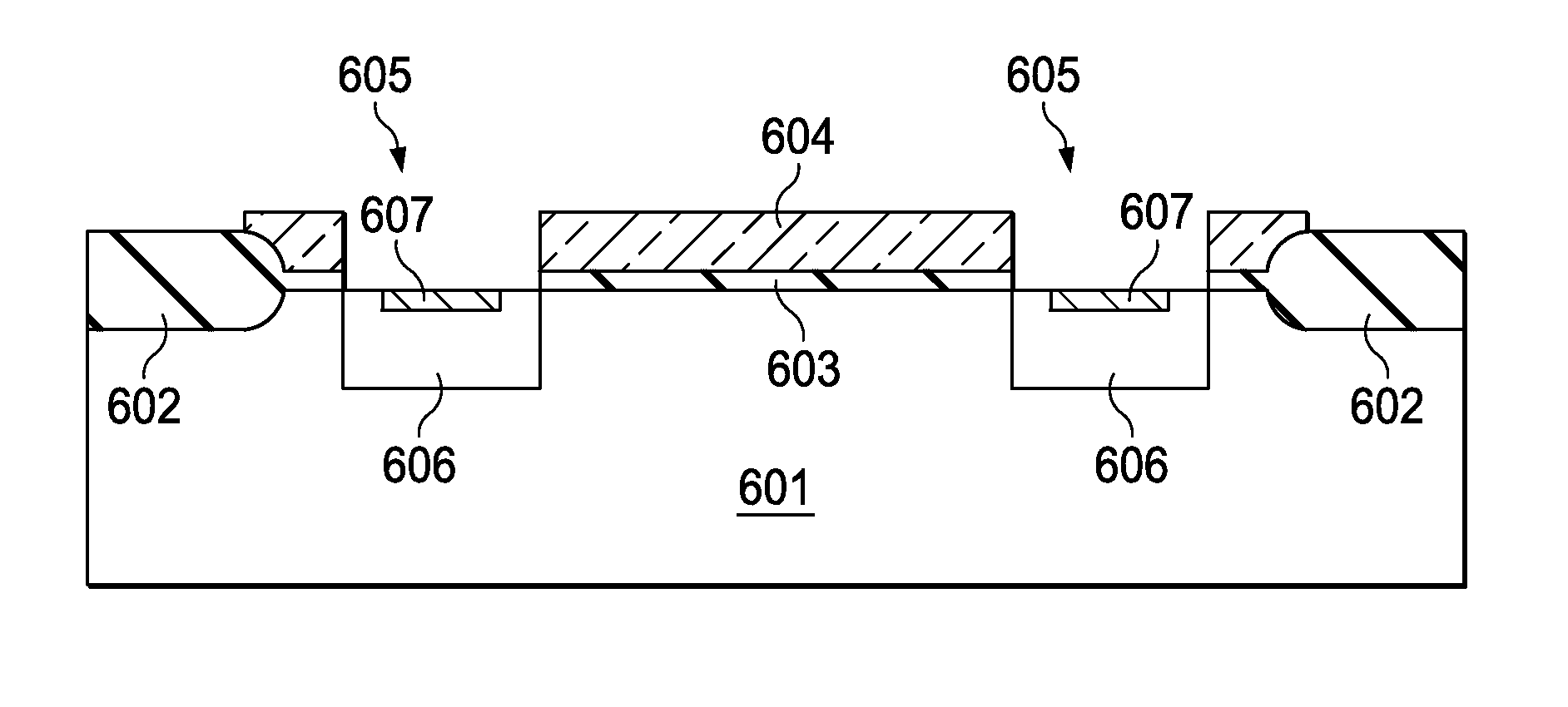Device having improved radiation hardness and high breakdown voltages
