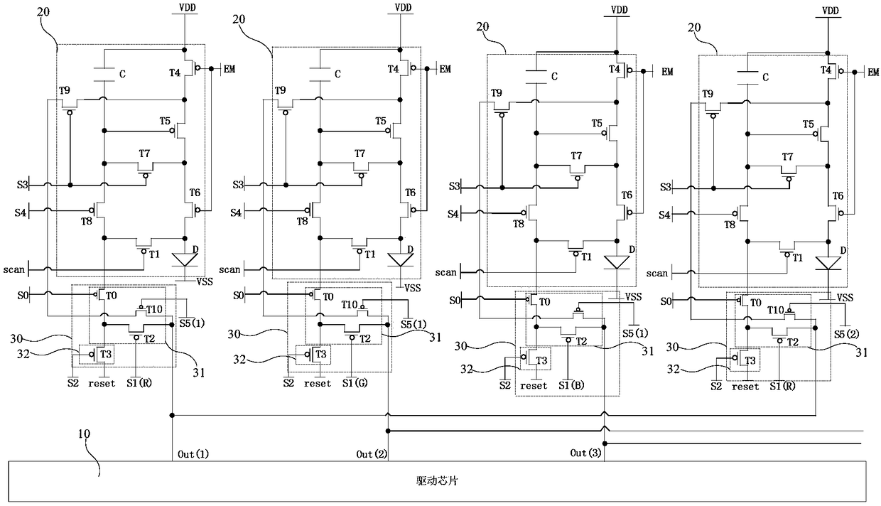 Display panel, pixel circuit and drive method thereof