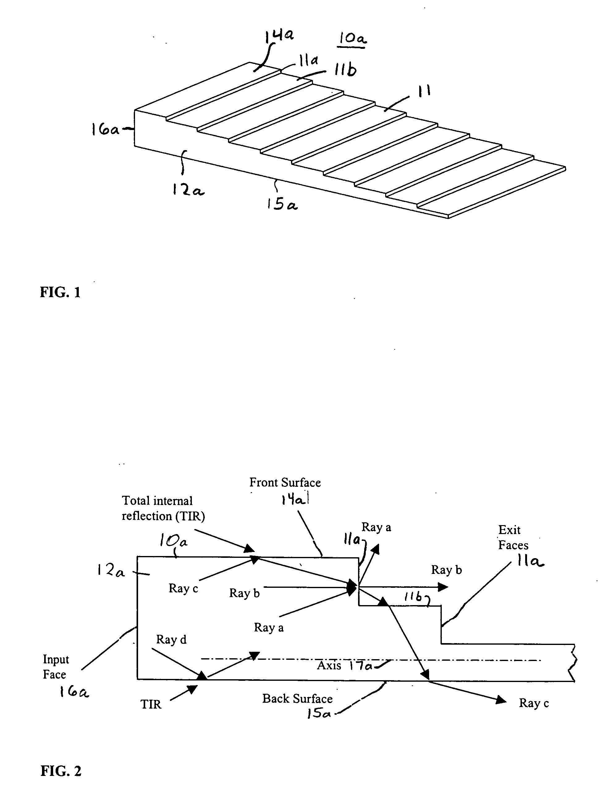 Optical devices for guiding illumination
