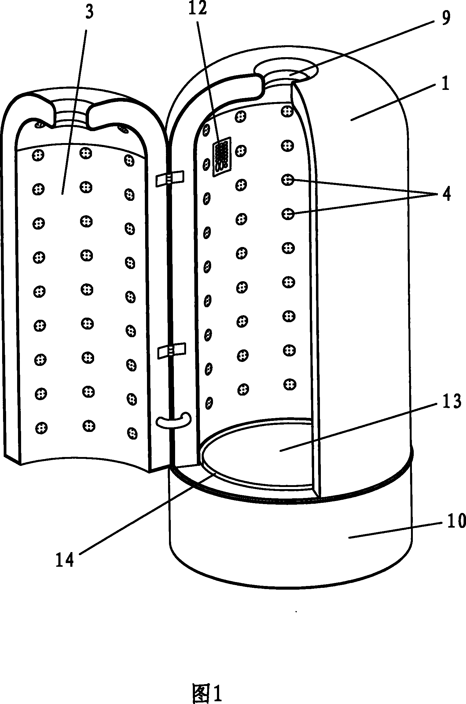 Massage water bath device