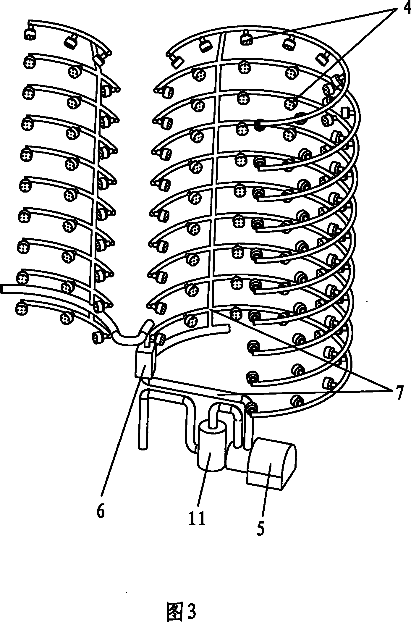 Massage water bath device