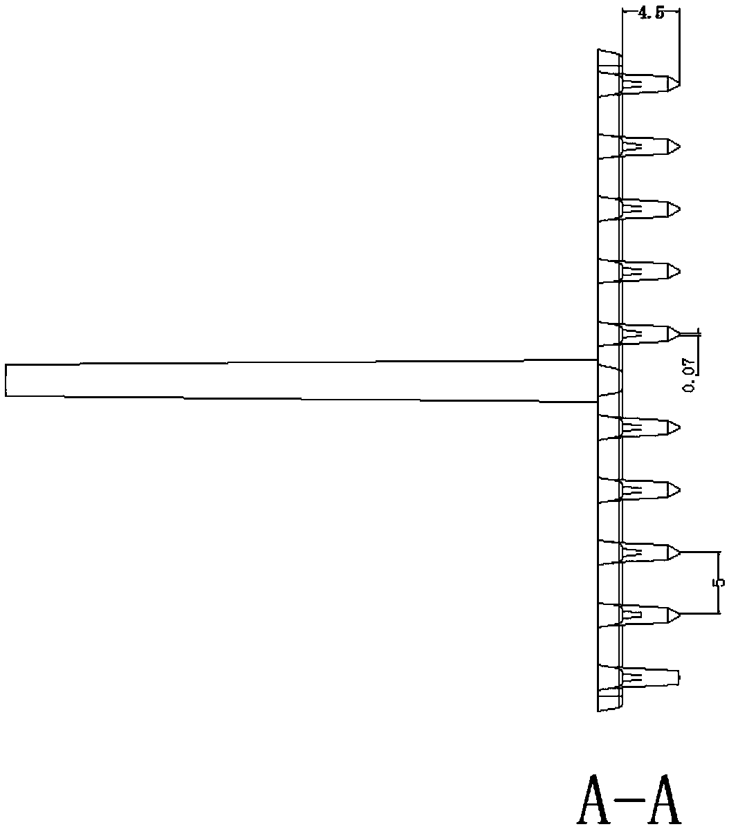 Ultrafine LED (Light Emitting Diode) display screen mask and molding method thereof