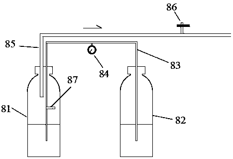 Inflatable oscillating-type slope drainage system and method