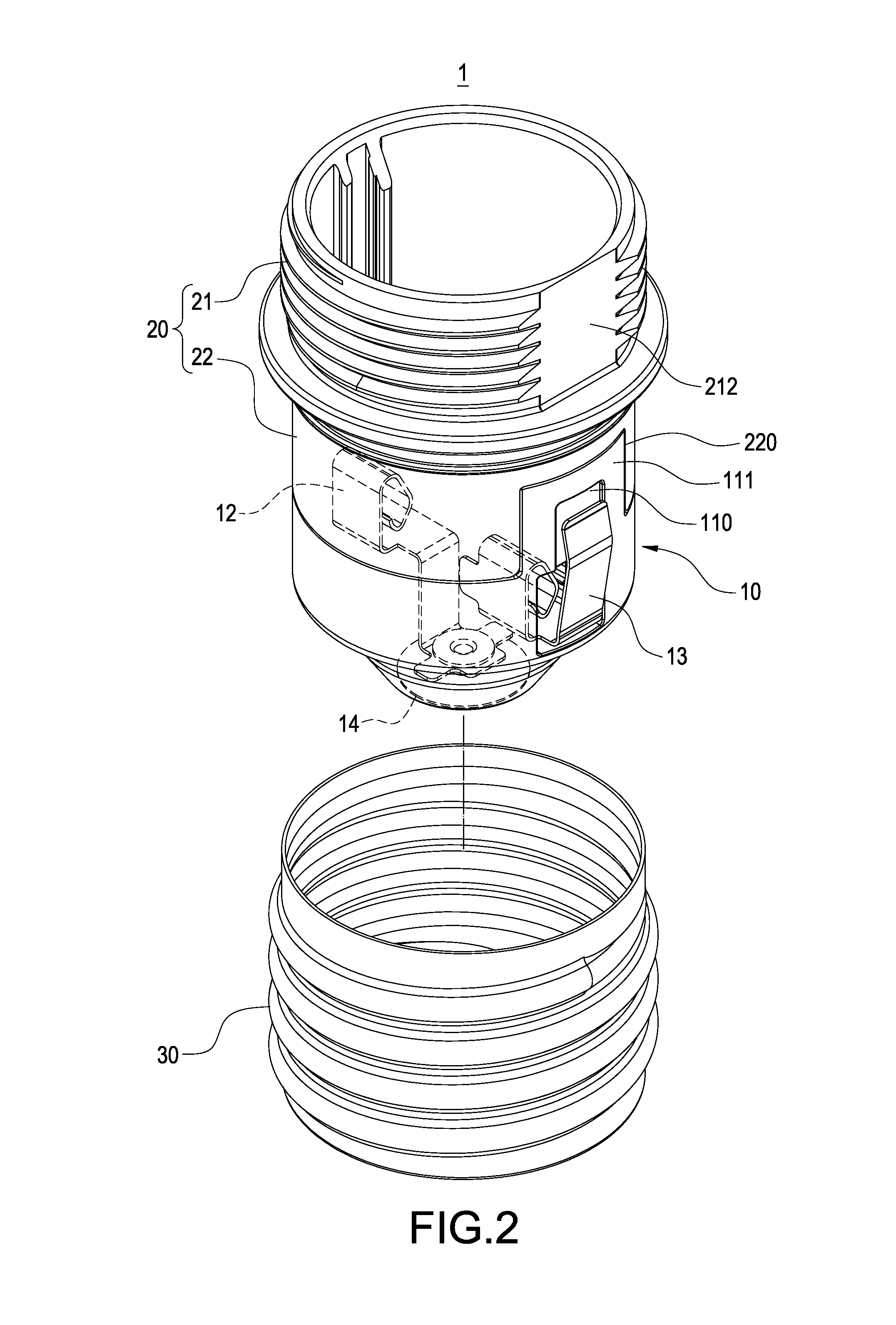 LED bulb and lamp head assembly with positioning structures