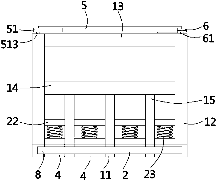 Battery placing box applied to automobile