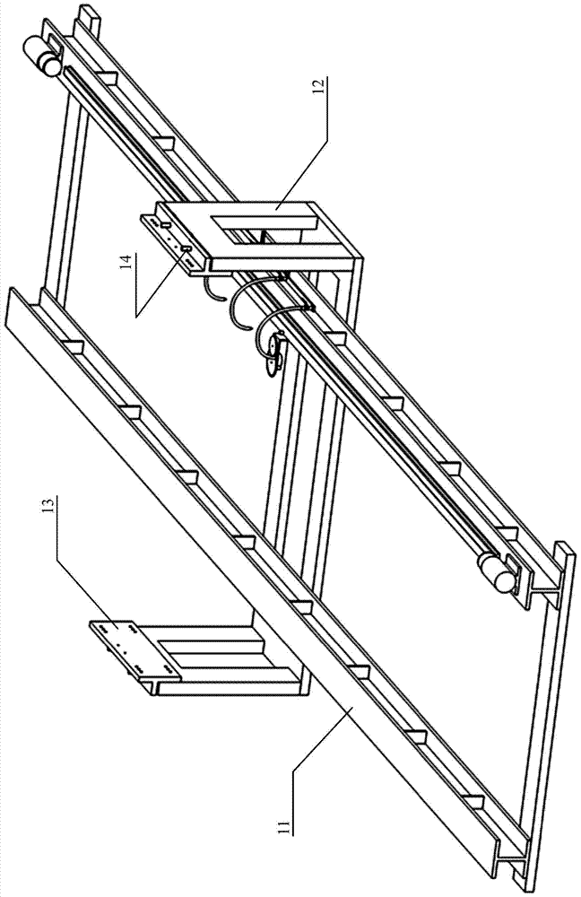 Rail flaw detection dynamic test device