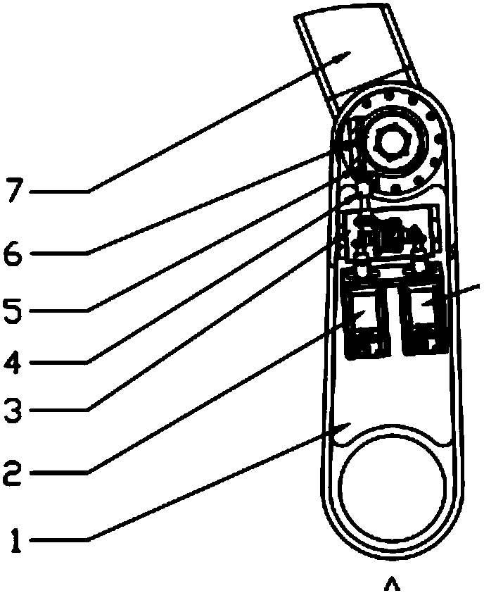 Radiation-resisting mechanical arm