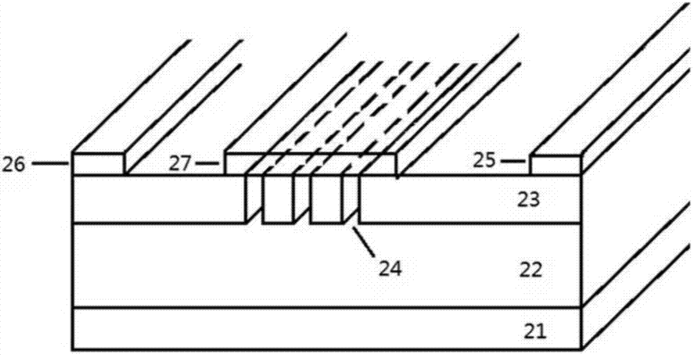 Enhanced nitride field effect transistor and preparation method thereof