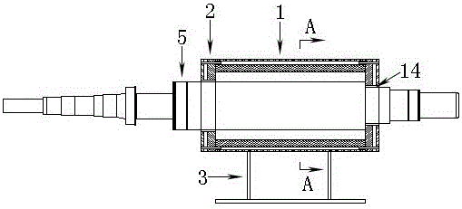 Machining magnetic field shielding method and device for permanent magnet contained workpiece