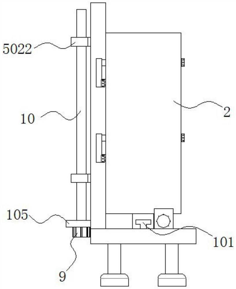 Heating and straightening device for metal rod
