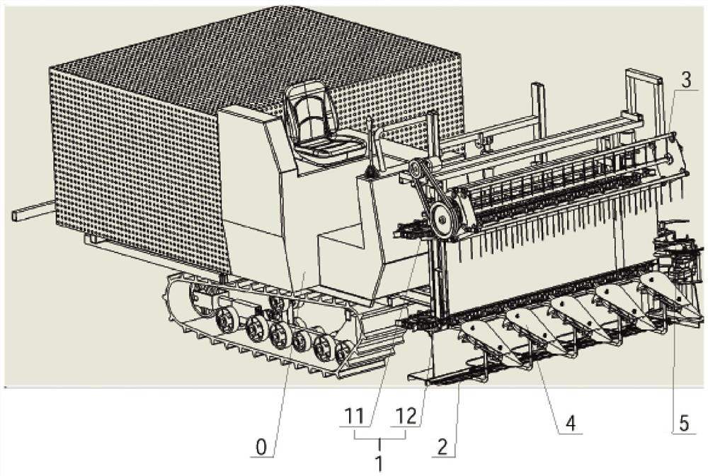 Ramie combine harvester