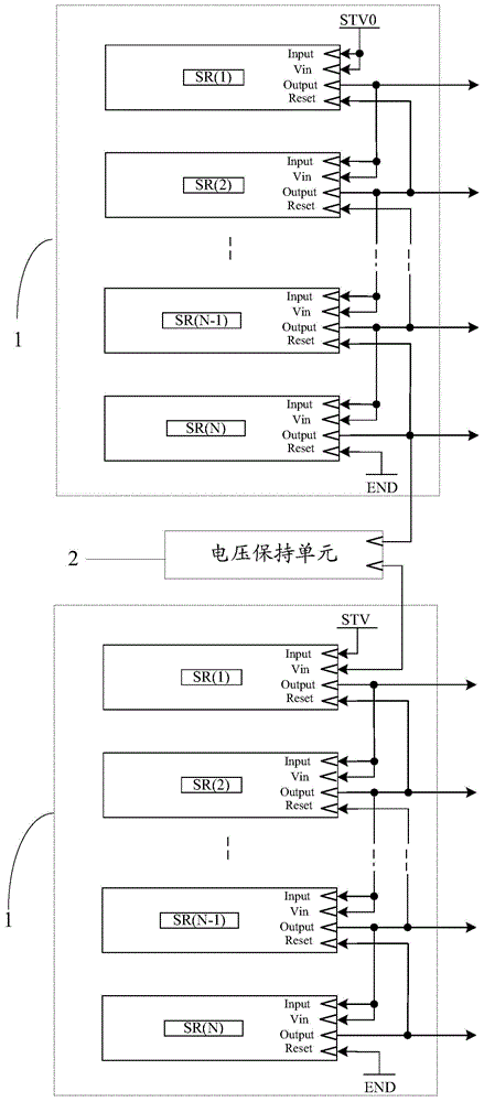Gate driving circuit, display panel and touch display device