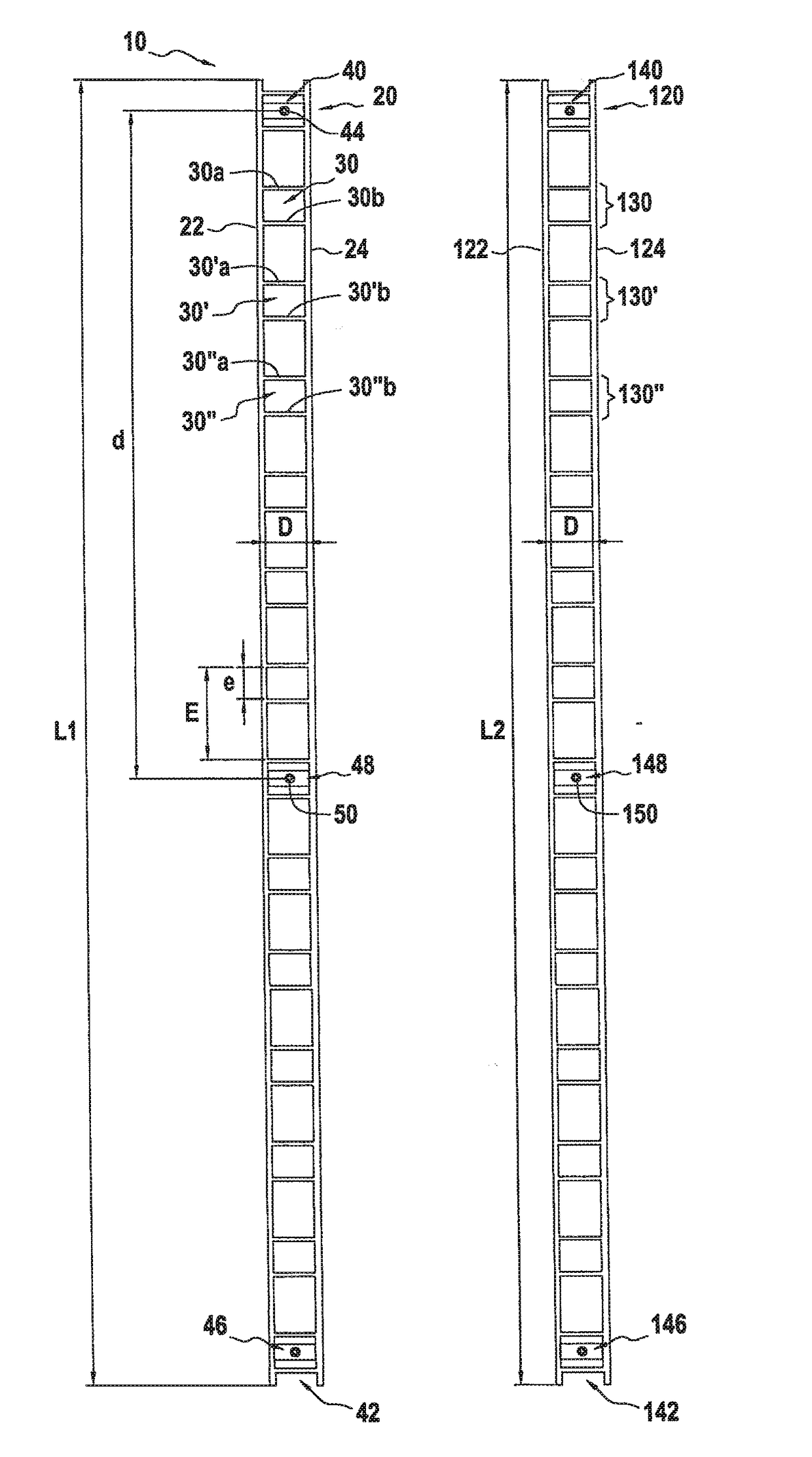 Wall installation and a method of mounting it