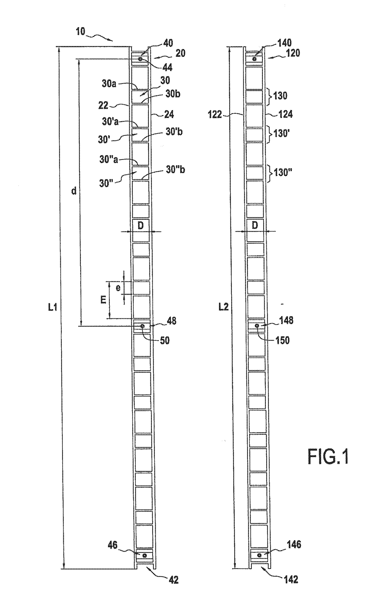 Wall installation and a method of mounting it