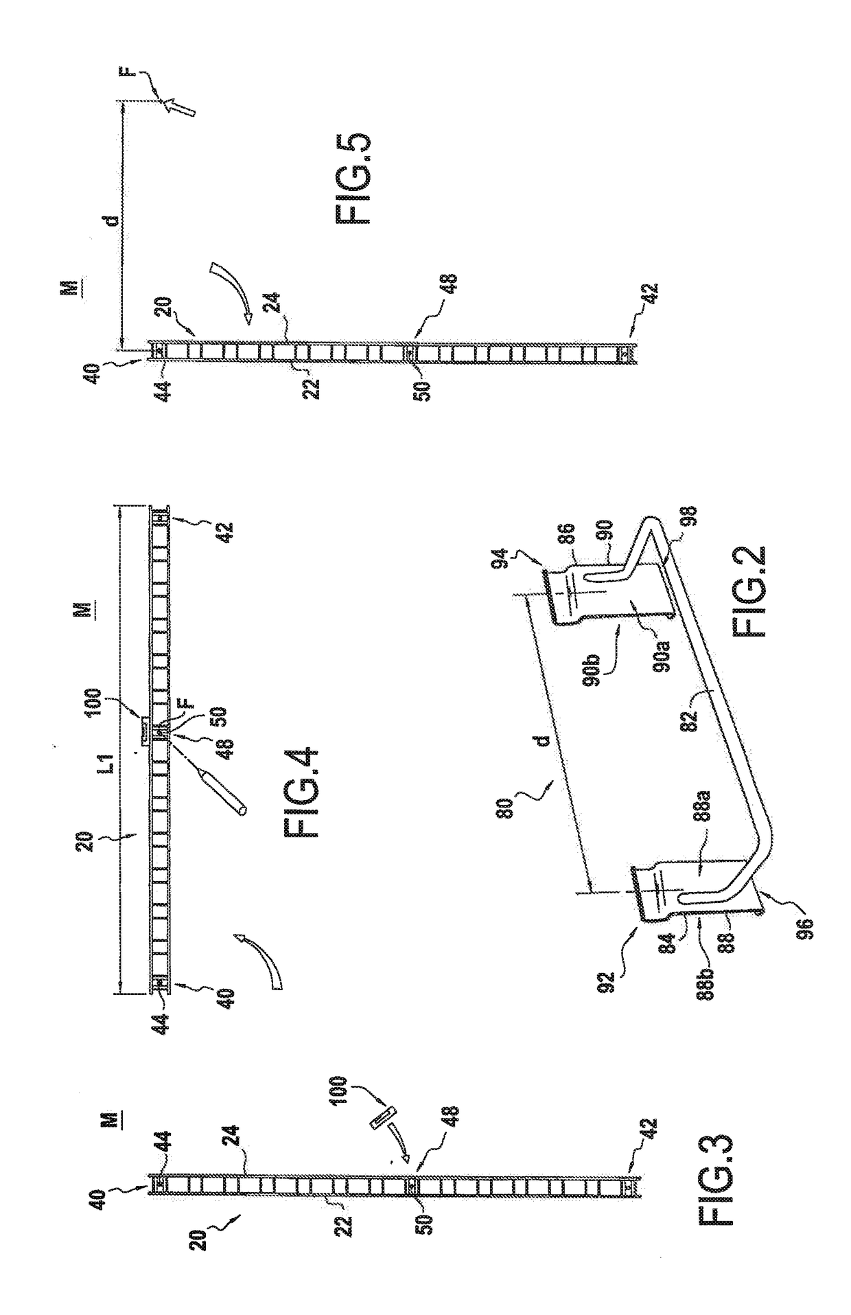 Wall installation and a method of mounting it