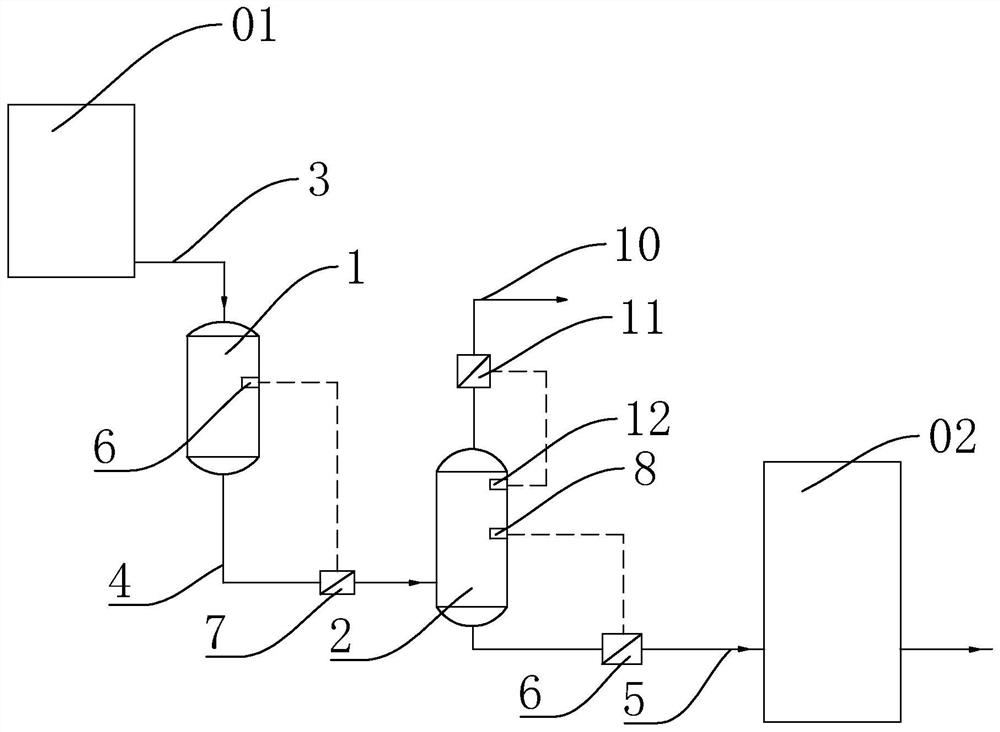 Condensate water draining device