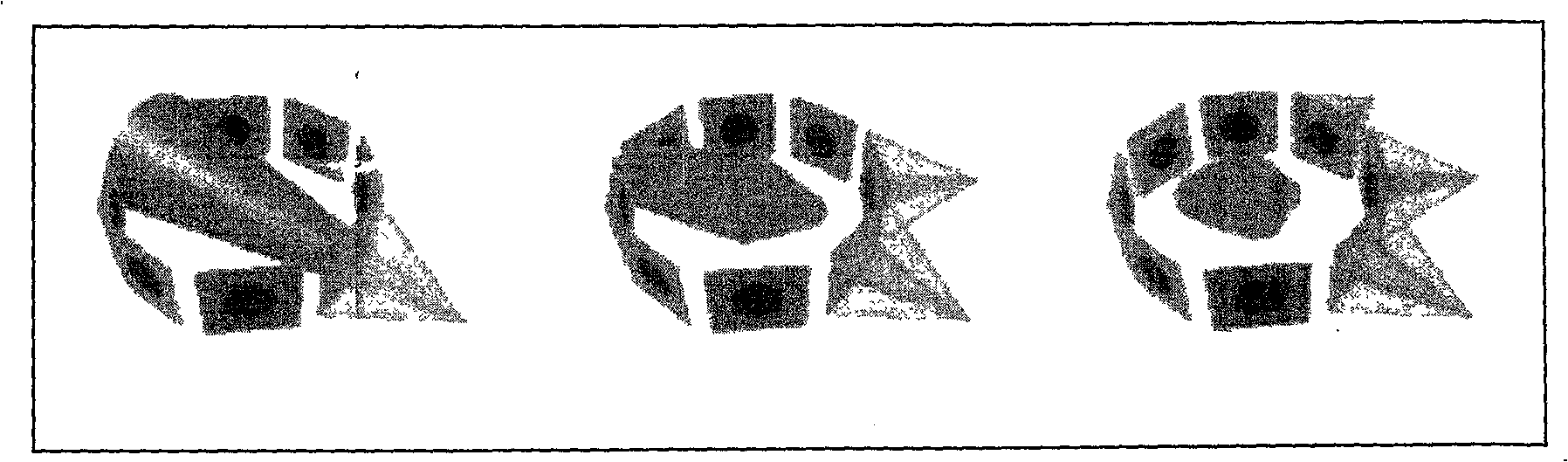 High light hot spot eliminating method using for visual convex shell drawing and device thereof