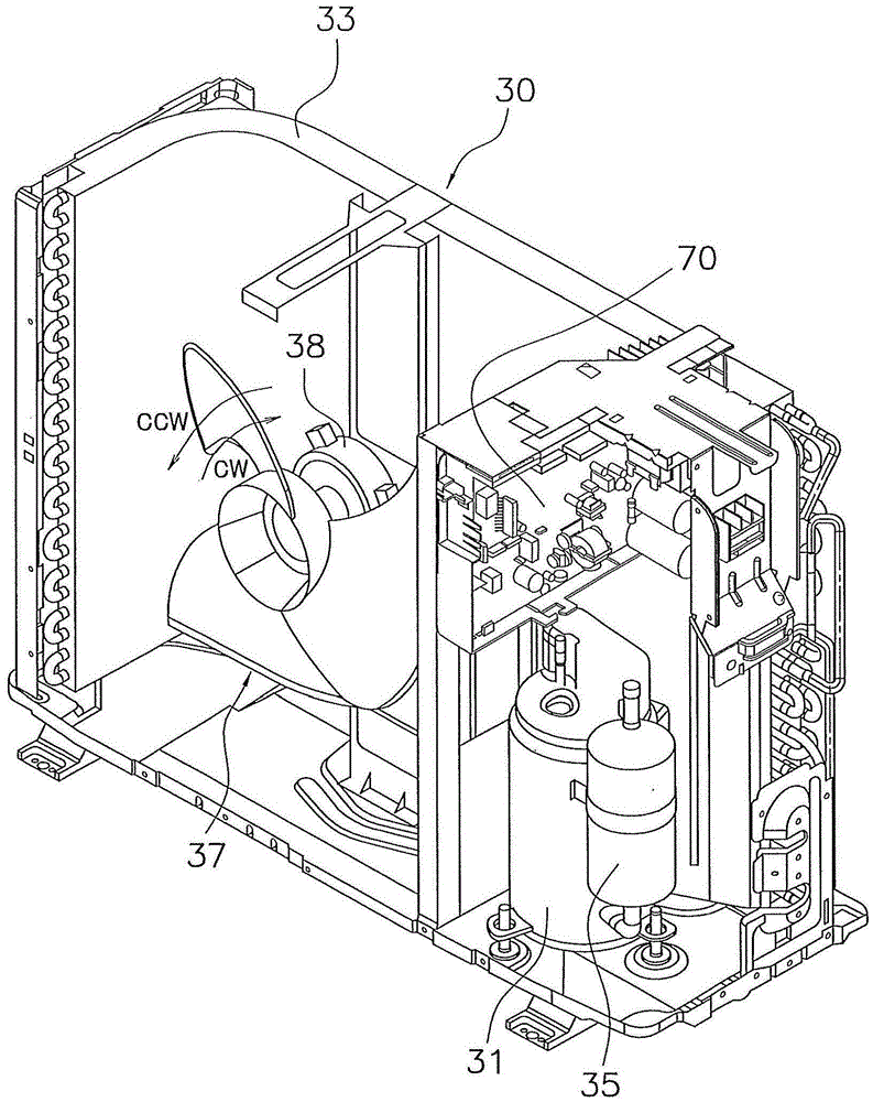 Control unit and heat pump unit