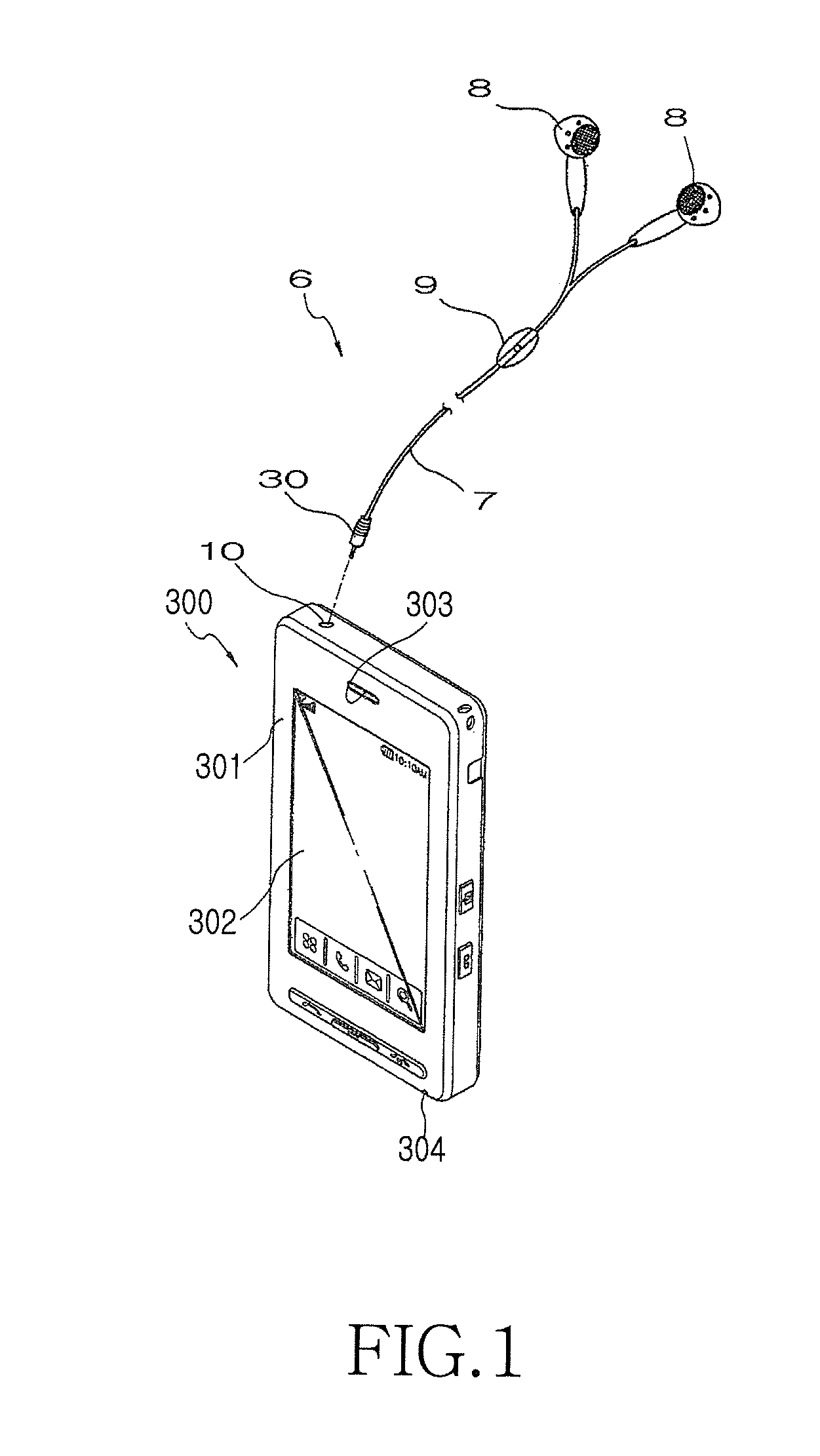 Apparatus and method for interfacing earphone