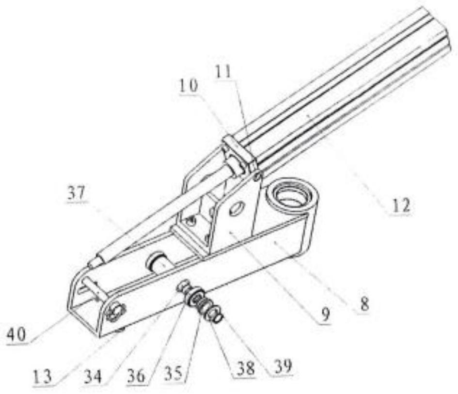 Heavy adjustable rotary mechanical arm for pressing and method