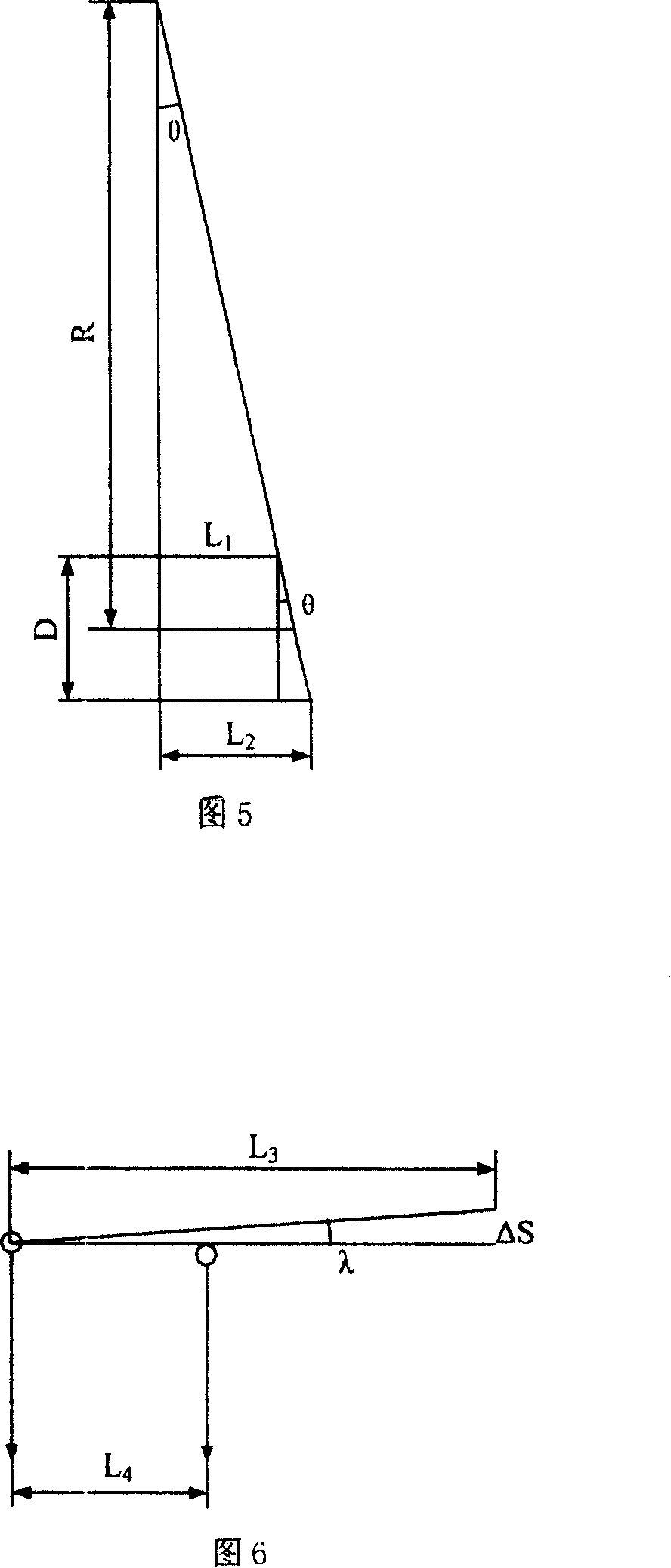 Stepping type rail track detection vehicle and detection method