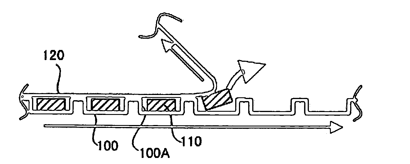 Cover tape for packaging semiconductor device and package for semiconductor device