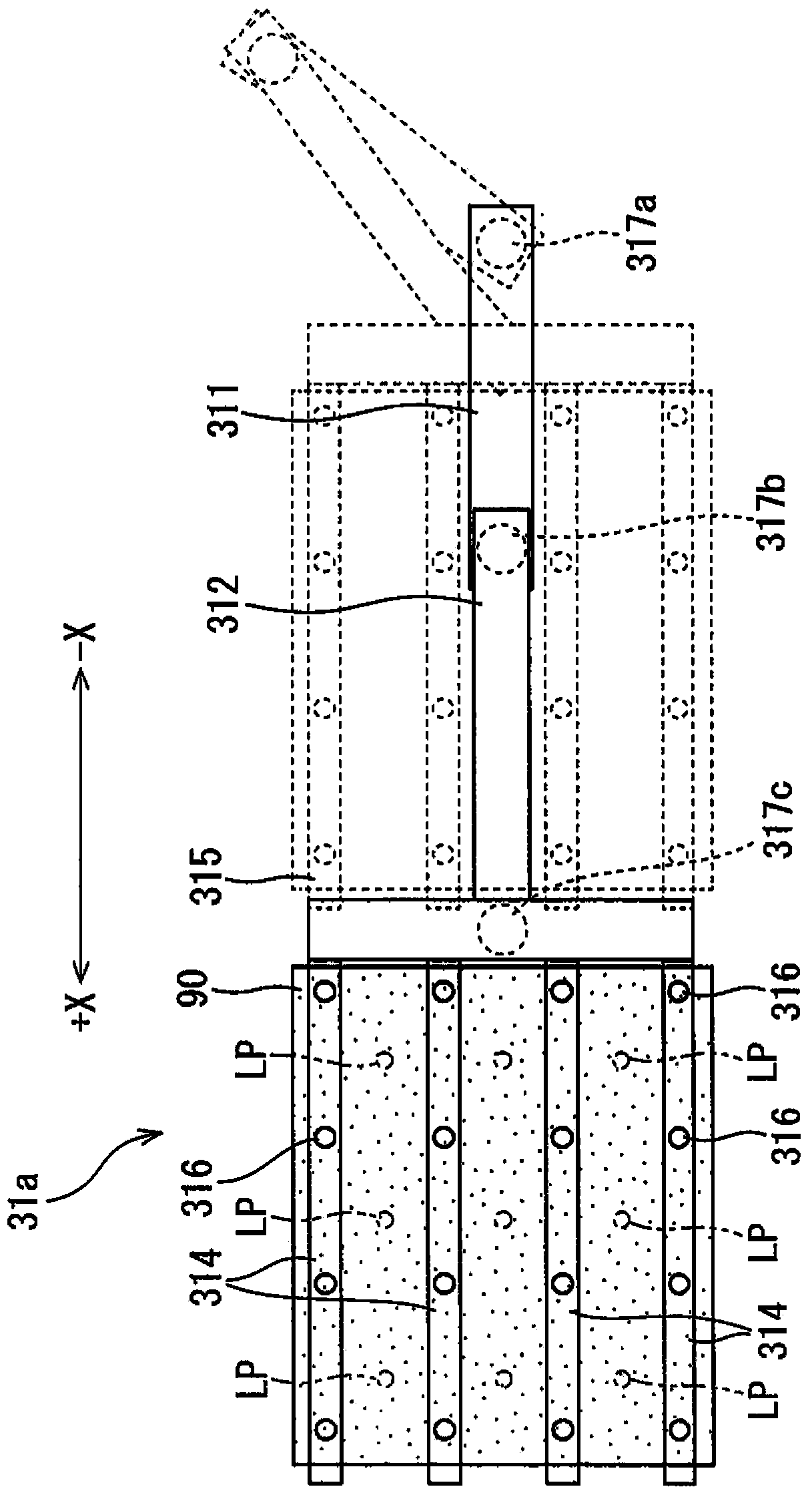 Transfer device and substrate processing device