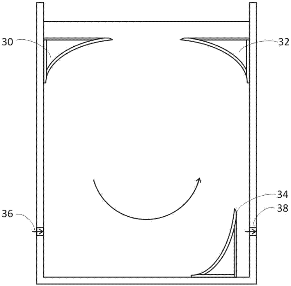 Transverse backflow device and pool and river channel utilizing same