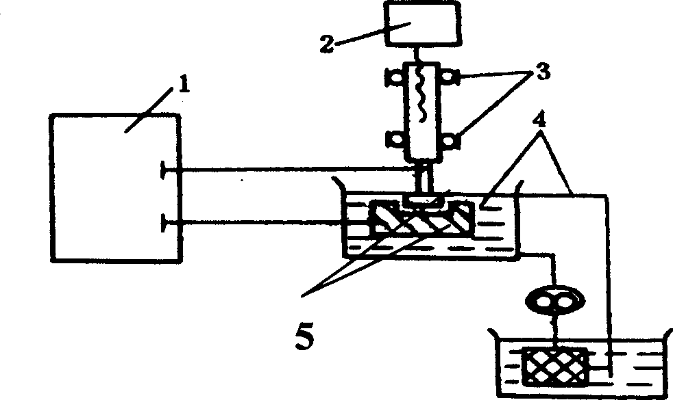 Electric spark bombardment device for colloidal silver solution