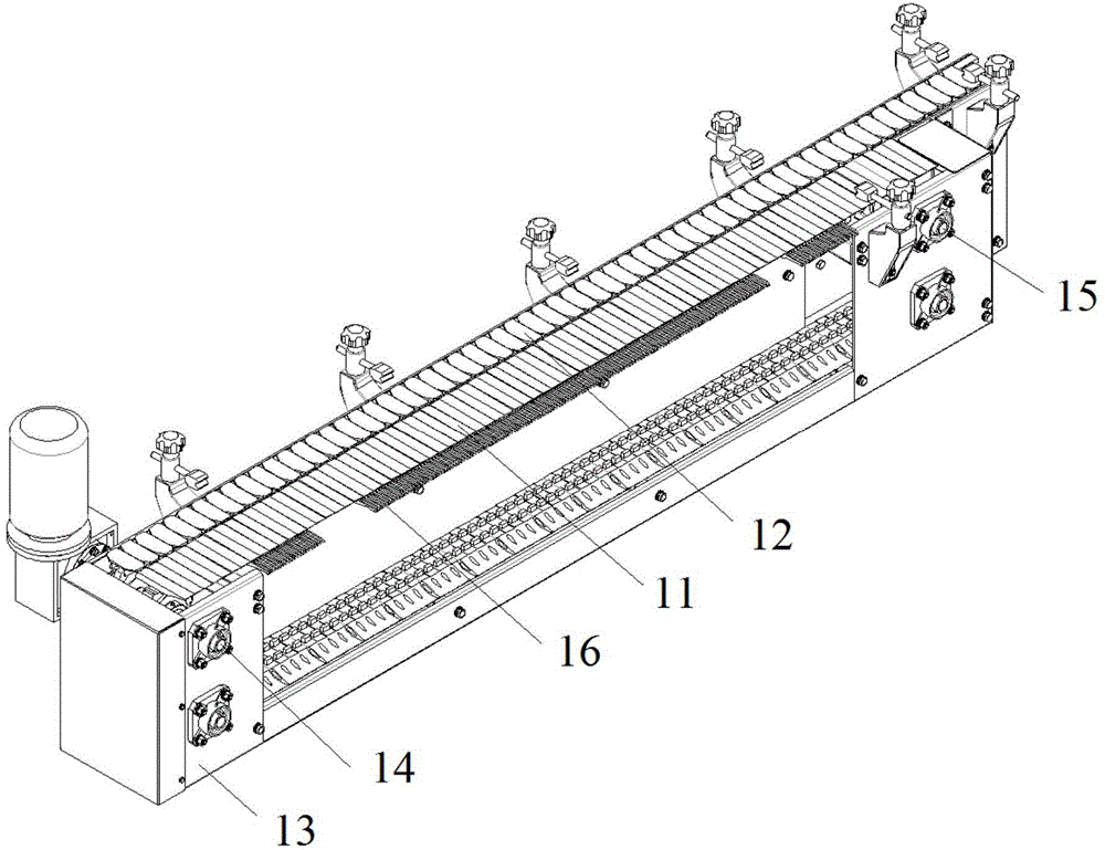 Channel transitional conveying equipment for conveying beverage bottles