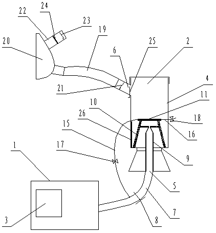 An atomizer with adjustable atomization particle size