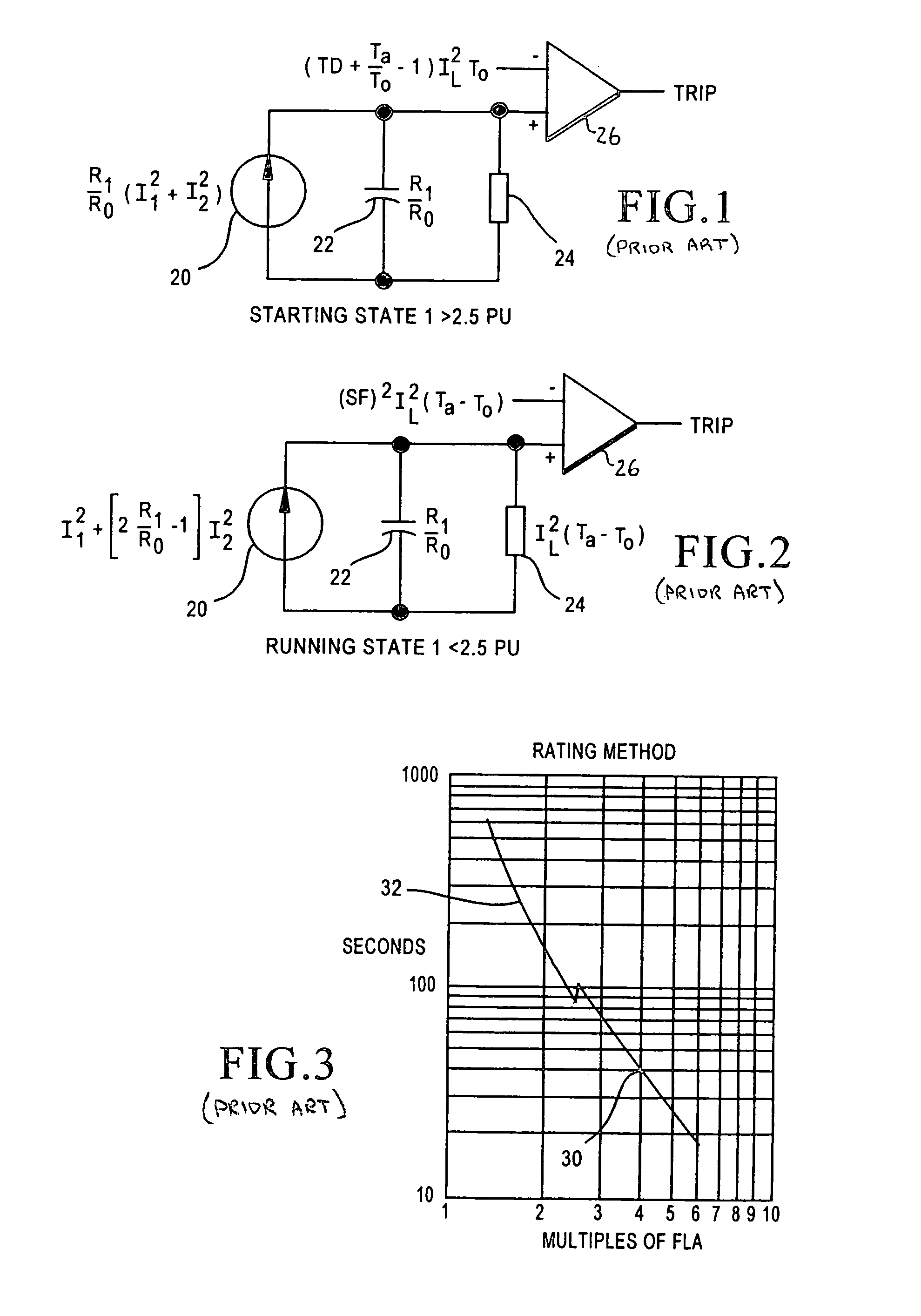 Rotor thermal model for use in motor protection