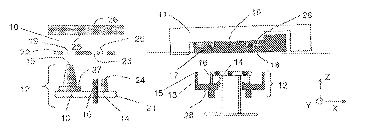 System for locking/unlocking an object on a structure having bearing and aligning elements built into the tools